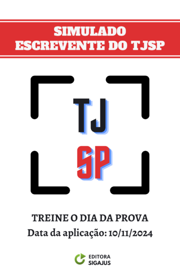 Simulado Escrevente do TJSP (Aplicado em 10/11/2024)